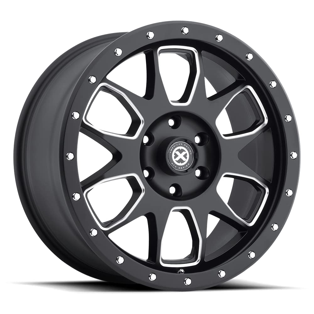 AX196 ATX Series 20X9 6X5.5 S-BLK MILL 45MM - AX19629062745