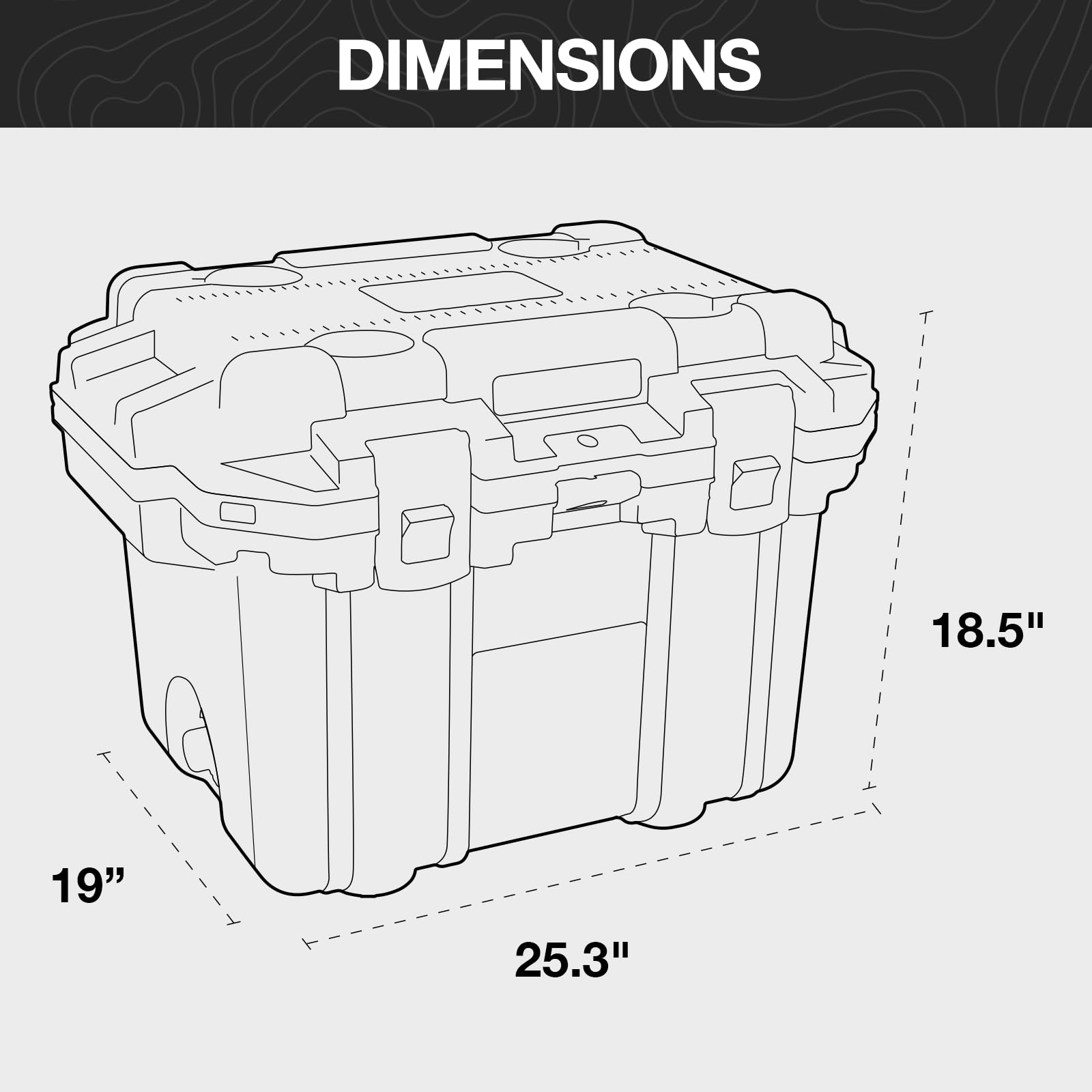 30 Quart Pelican Elite Cooler (Dark Grey/Green)