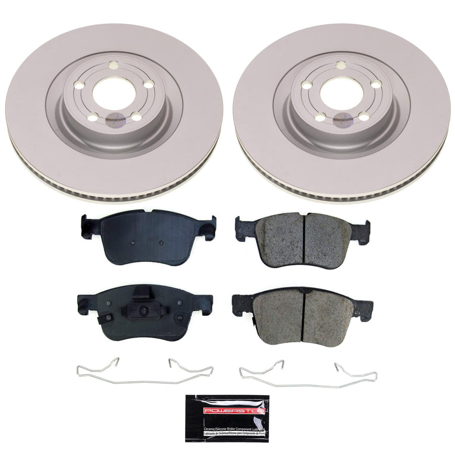 Power Stop CRK8926 Brake Kit For Ford Bronco Sport 2023, Ford Maverick 2022-2023 Coated Brake Rotors and Pads [Application Specific]