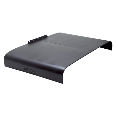 DMC-670969 | Omix-Ada | Willys Script Hood | OE Reference: CHA001 | Fits 1946-1953 CJ2ACJ3A