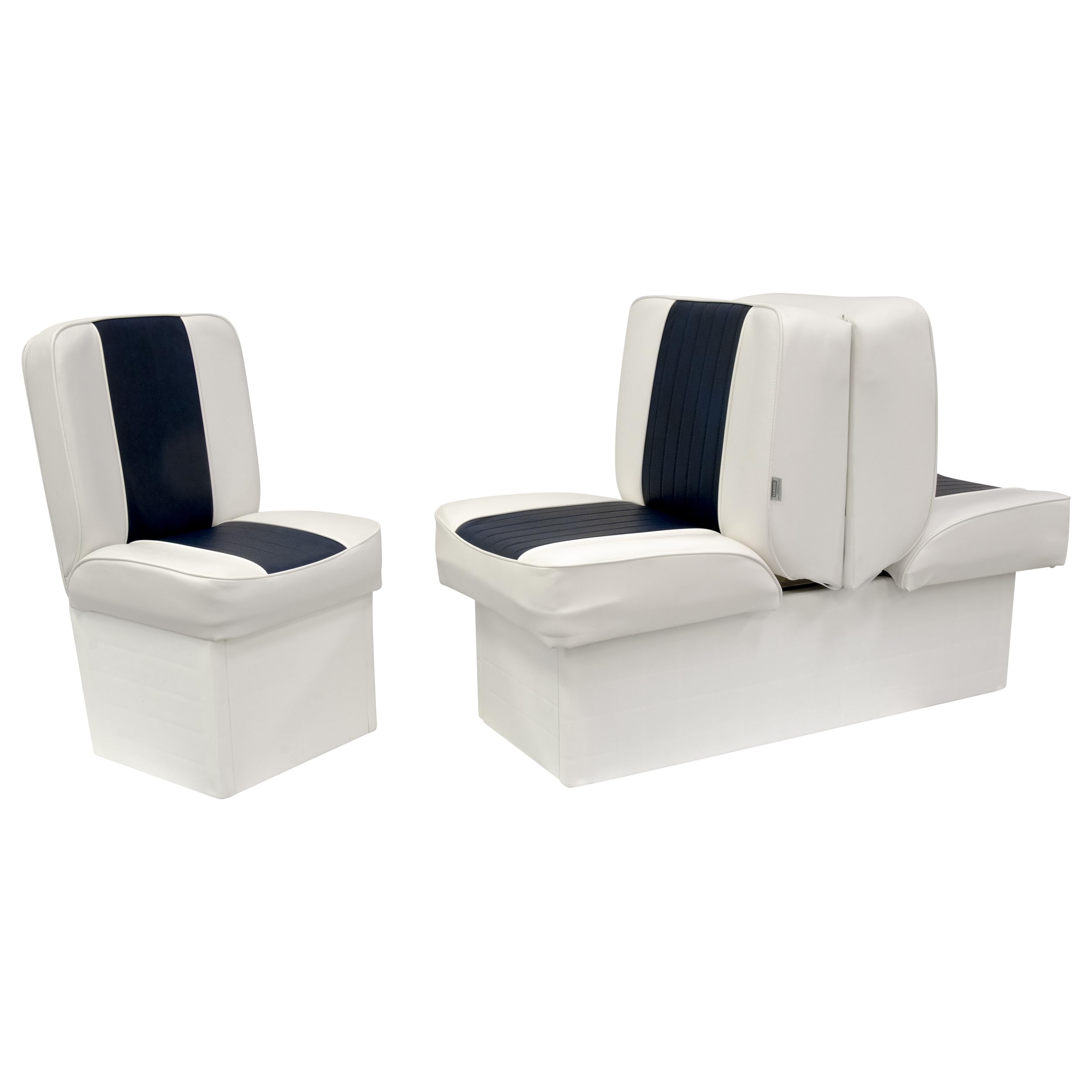 Deluxe Jump Seat Wise 8WD1414P-924 (White/Navy)