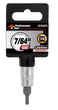 7/64-Inch Performance Tool Hex Bit Socket W36803