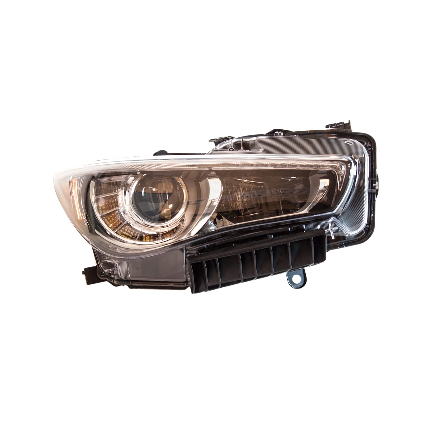 Right TYC Headlight Assembly Compatible with 2014-2017 Infiniti Q50