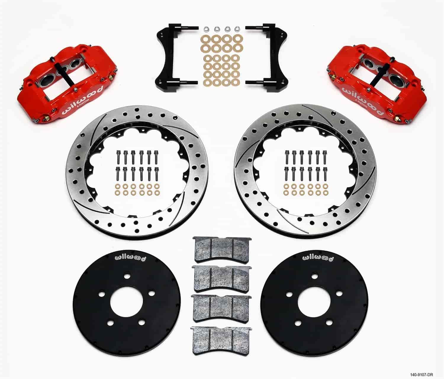 Front Hat Kit FNSL6R,12.88", Drill, Red