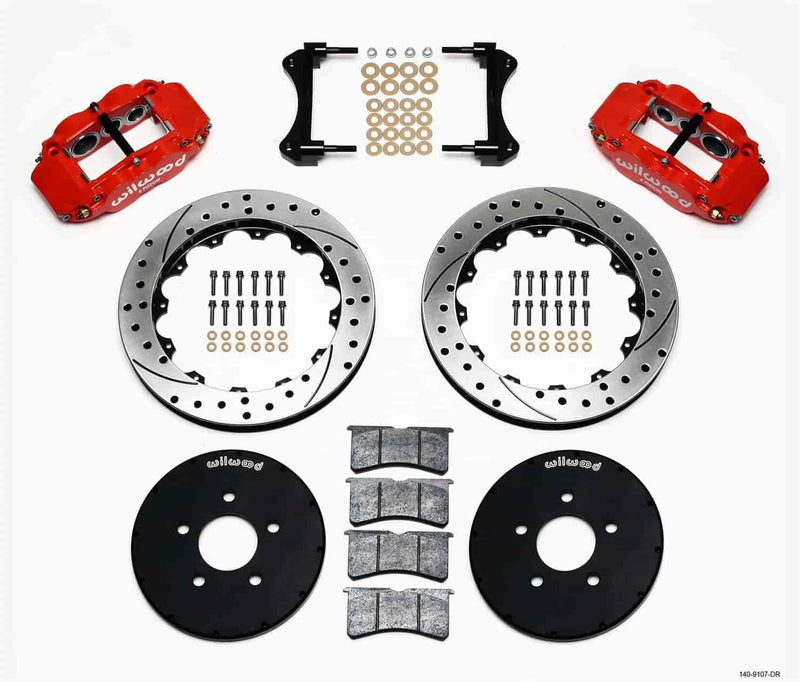 Front Hat Kit FNSL6R,12.88", Drill, Red