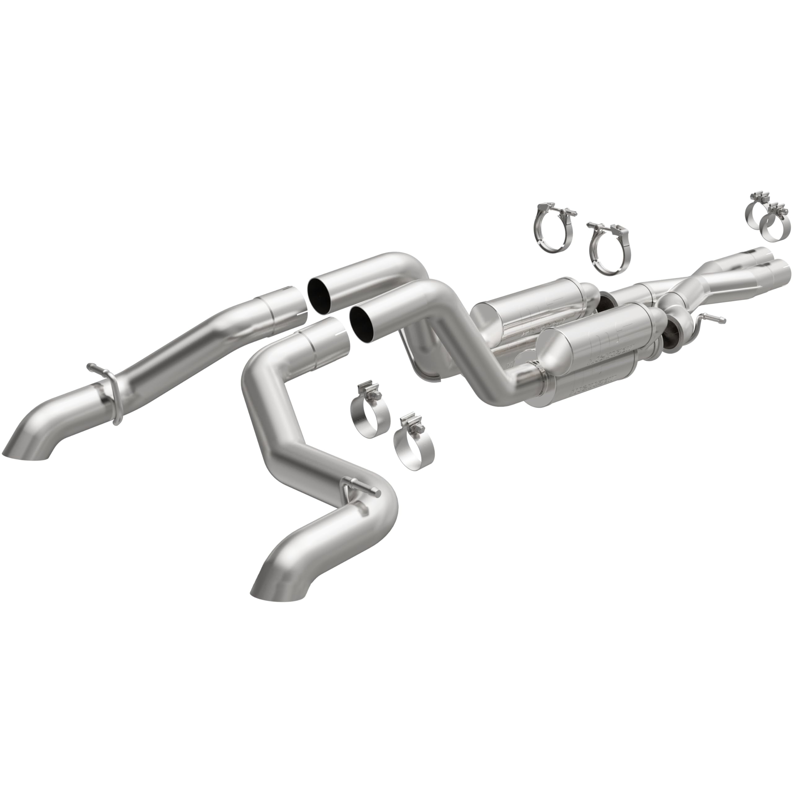 Cat-Back MagnaFlow Performance Exhaust System 19582: Rock Crawler Series, For 2021-2025 Jeep Wrangler Unlimited Rubicon 392, V8 6.4L