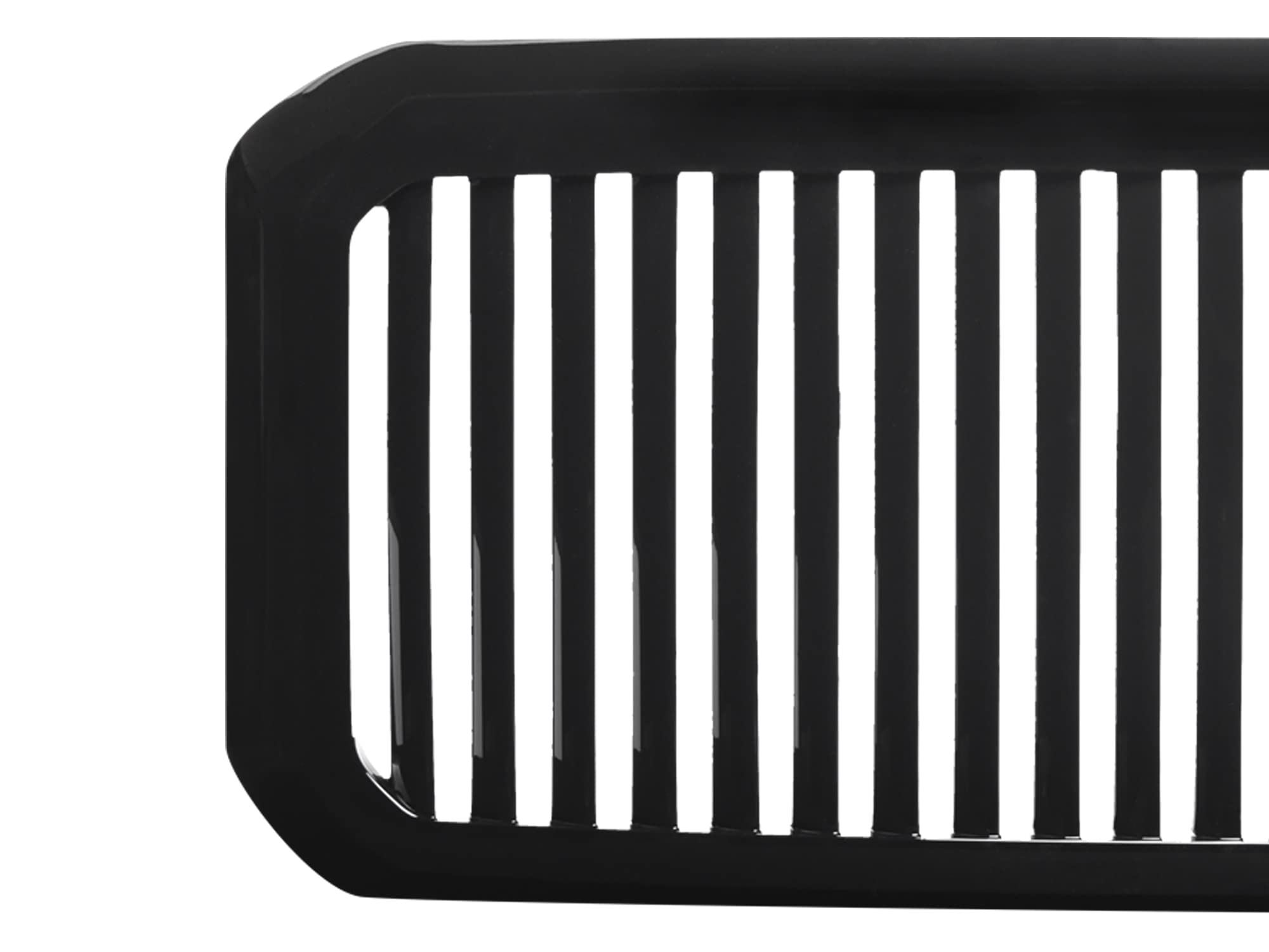 Vertical Front Hood Grille Armordillo USA - Gloss Black Fits 2011-2016 Ford F250 F-250 / F350 F-350 / F450 F-450 Super Duty