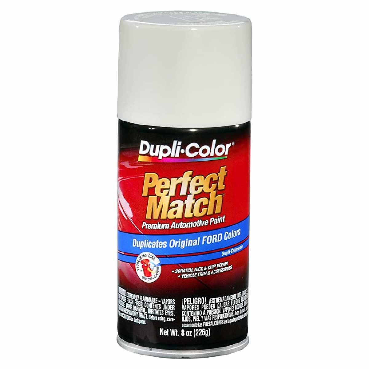 Ford Pure White Dupli-Color EBFM03847 Perfect Match Automotive Spray – 8 oz. Aerosol Can