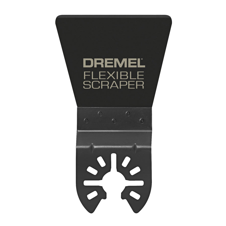 Dremel Oscillating Tool MM610 Flexible Scraper Blade, Ideal for Removal of Soft Materials - Universal Quick-Fit Interface Fits Bosch, Milwaukee, Makita, and Rockwell, Black