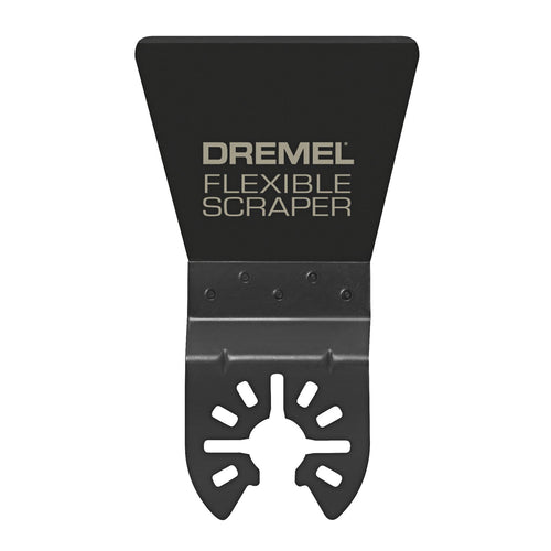 Dremel Oscillating Tool MM610 Flexible Scraper Blade, Ideal for Removal of Soft Materials - Universal Quick-Fit Interface Fits Bosch, Milwaukee, Makita, and Rockwell, Black
