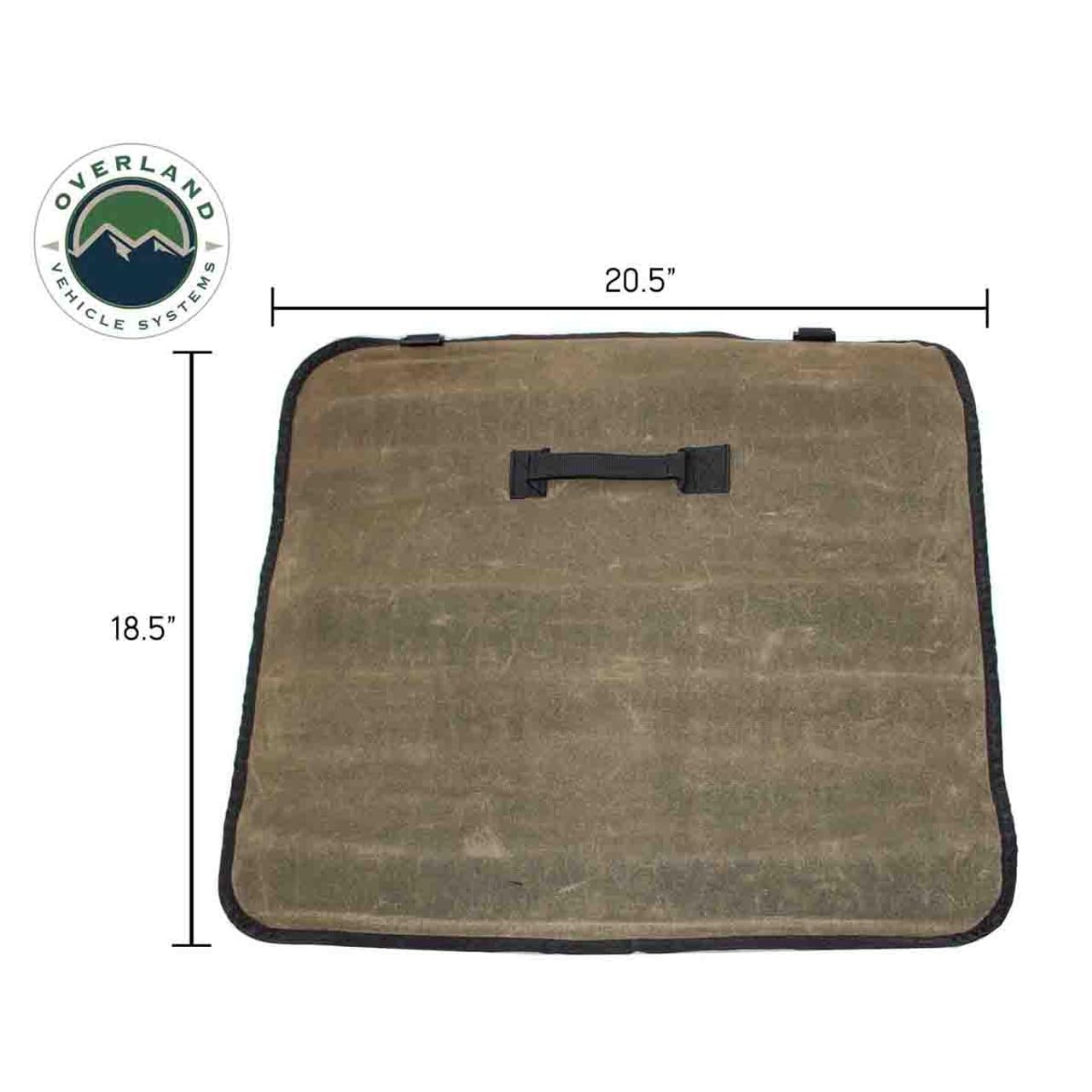 Rolled Socket Organizer Overland Vehicle Systems Storage Bag - #16 Premium Waxed Canvas - Storage for 50 sockets and 10 extra storage pockets for Ratchets