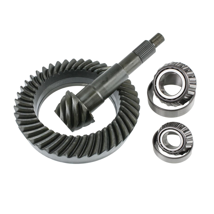Differential Ring & Pinion EXCEL F105538A, with Inner & Outer Pinion Bearings For Ford 10.5", Gear Ratio 5.38, 31 Spline, 8 Pinion & 43 Ring Tooth - Fits Ford 10.5" Rear Axles, Replaces F105538A