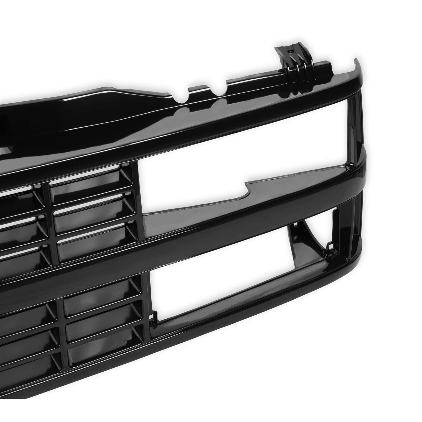 Holley 04-365 Compatible with Chevy 88-93 GMT400 Grille, Dual Headlight, Black