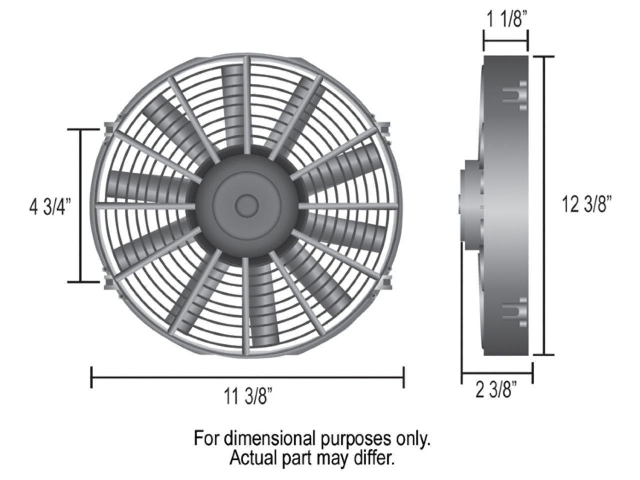 12" Derale Dyno-Cool High Performance Electric Fan 16912