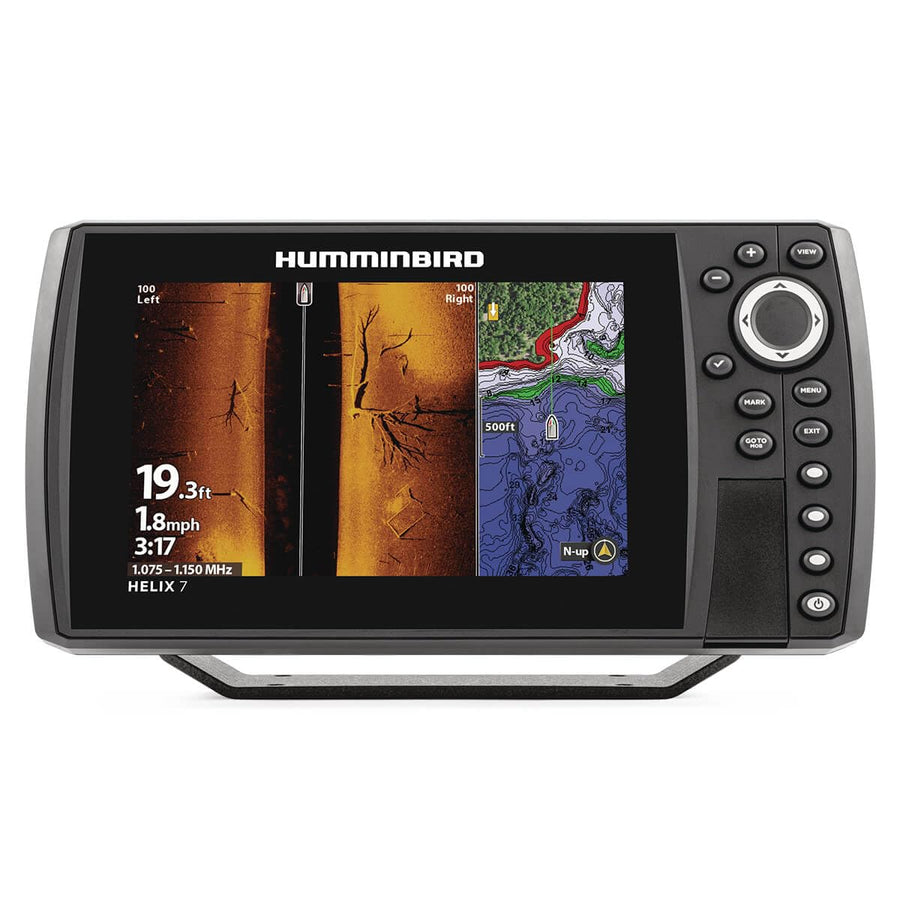 Humminbird GPS Helix 7 G4N Fish Finder with Transducer & MEGA Side Imaging