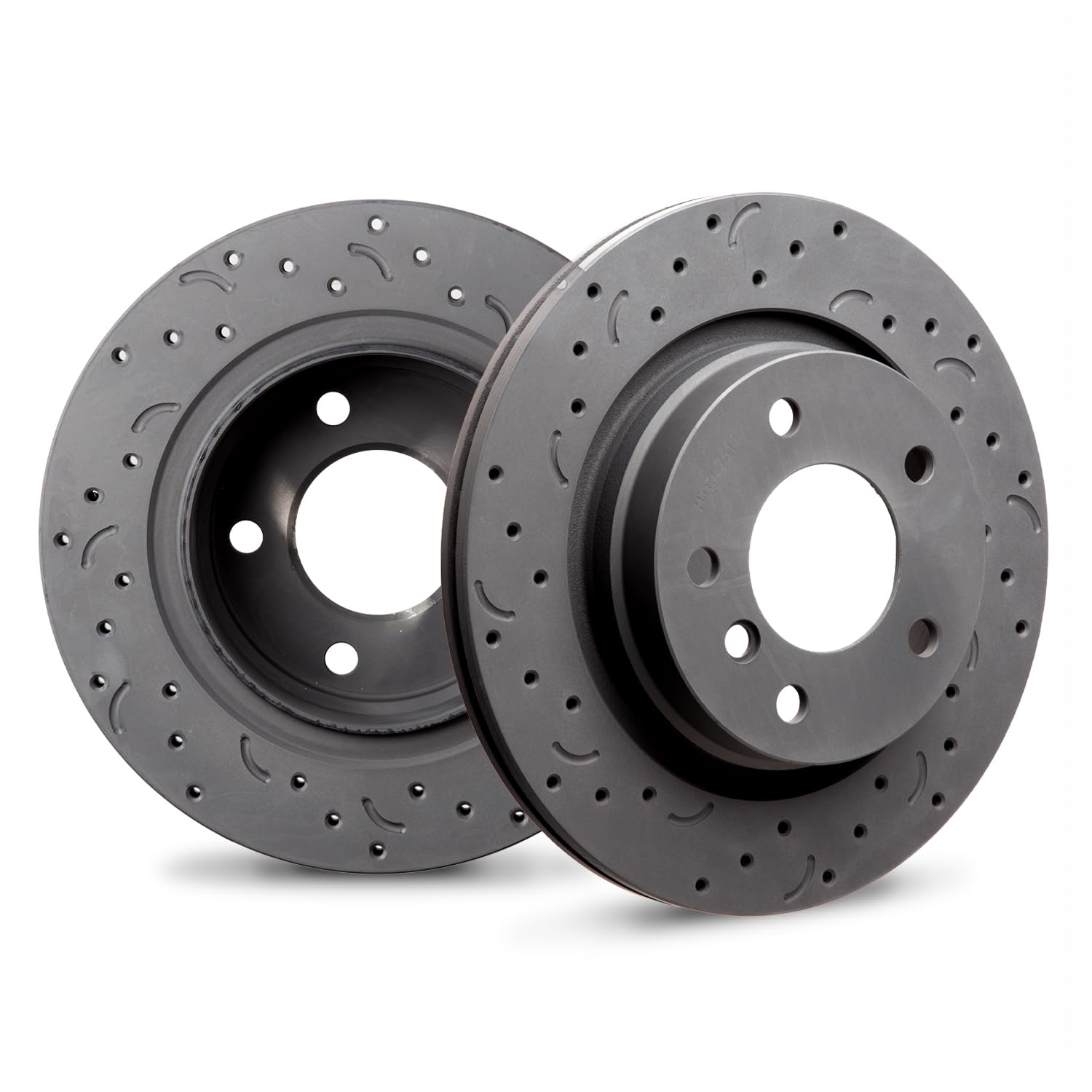 Talon Cross-Drilled and Slotted Vented Rotor, Hawk Performance Brakes, 11.57 in. Diameter, 2.34 in. Height