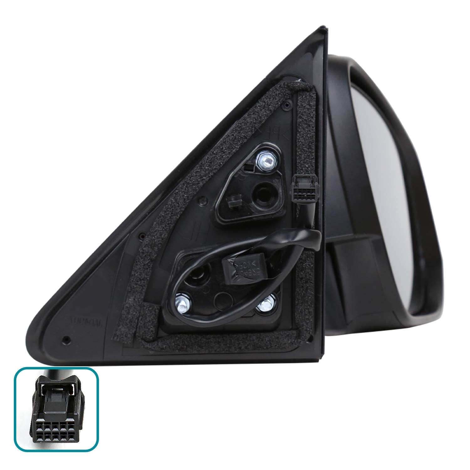 Spec-D Tuning Power Right Passenger Side 5-Pin Mirror w/LED Signal Compatible with 2014-2016 Toyota Highlander