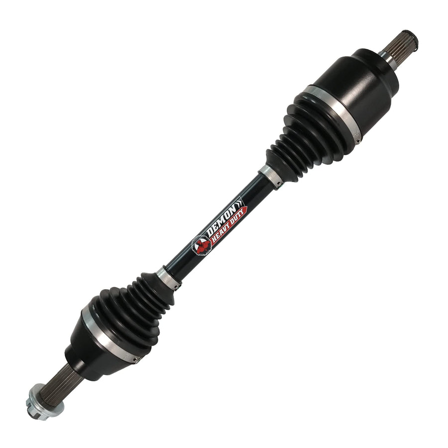 Demon Rear Left/Right Powersports Heavy Duty Axle for (2015-2020) (2022) Honda Pioneer 500, in 4340 Chromoly Steel, Dual Heat Treated OEM: IBJ: 42220-HL3-A01, OBJ+Shaft: 42250-HL5-A01, 42350-HL5-A01