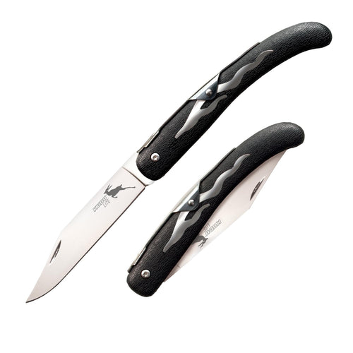 KUDU LITE Cold Steel / 10" Overall / 4 1/4" Blade / 2MM Thick / 5CR15MOV Steel/Blister Packed,Black