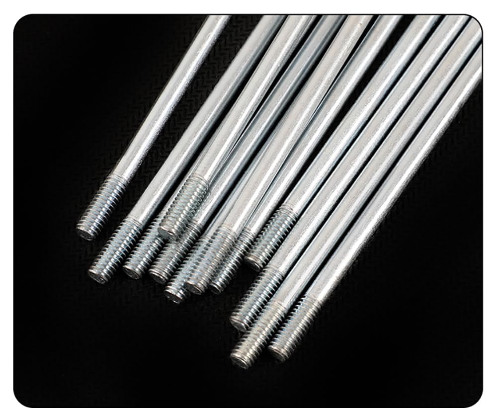 Electric Bicycle KTKEET Spokes 12G 20/40PCS 2.5 mm Diameter Silver Carbon Steel 50-306MM Bike Wheel Spokes with Nipple for E-Bike Motorcycle Tricycle (80mm,20pcs)