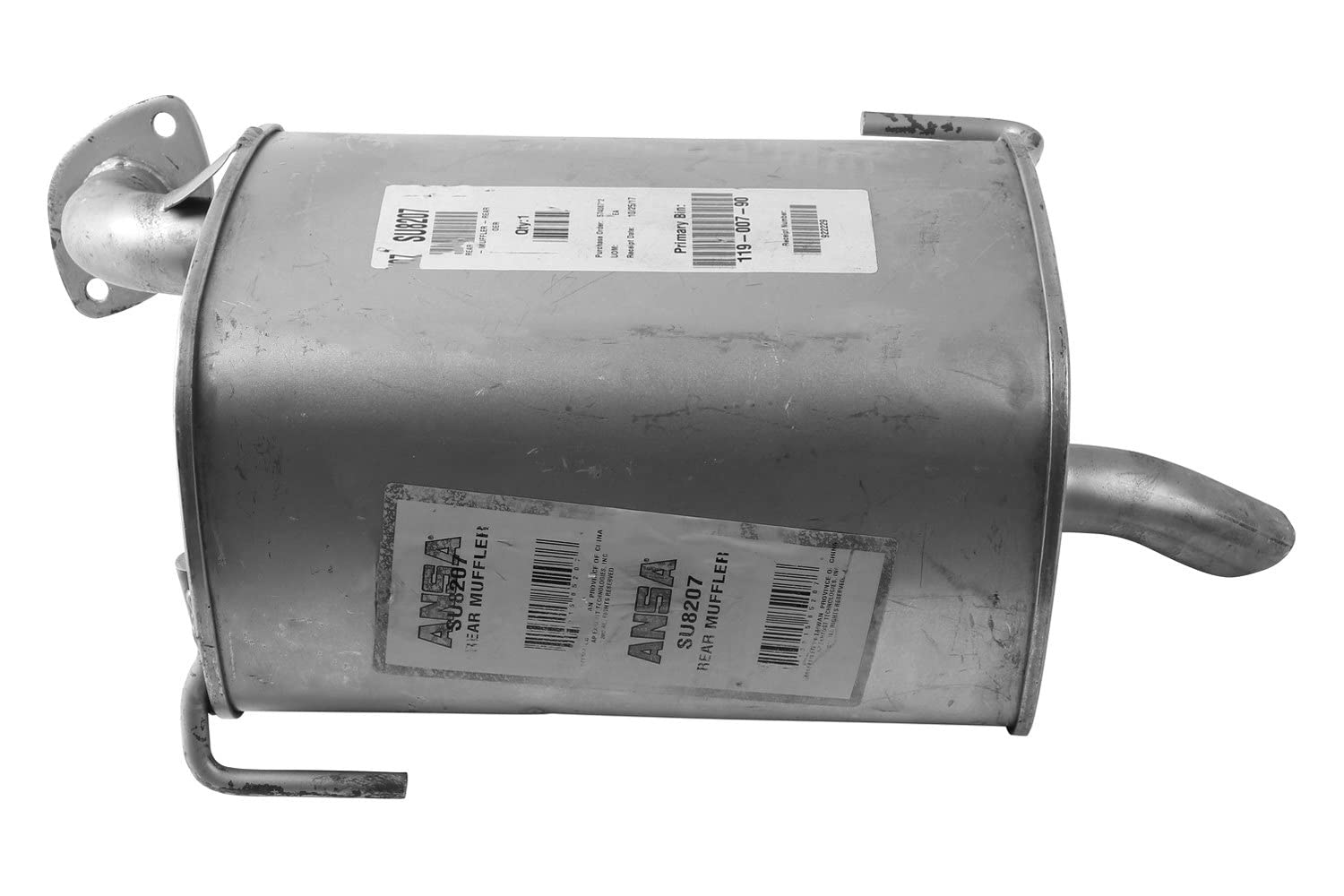 Passenger Side Ansa SU8207 Exhaust Muffler