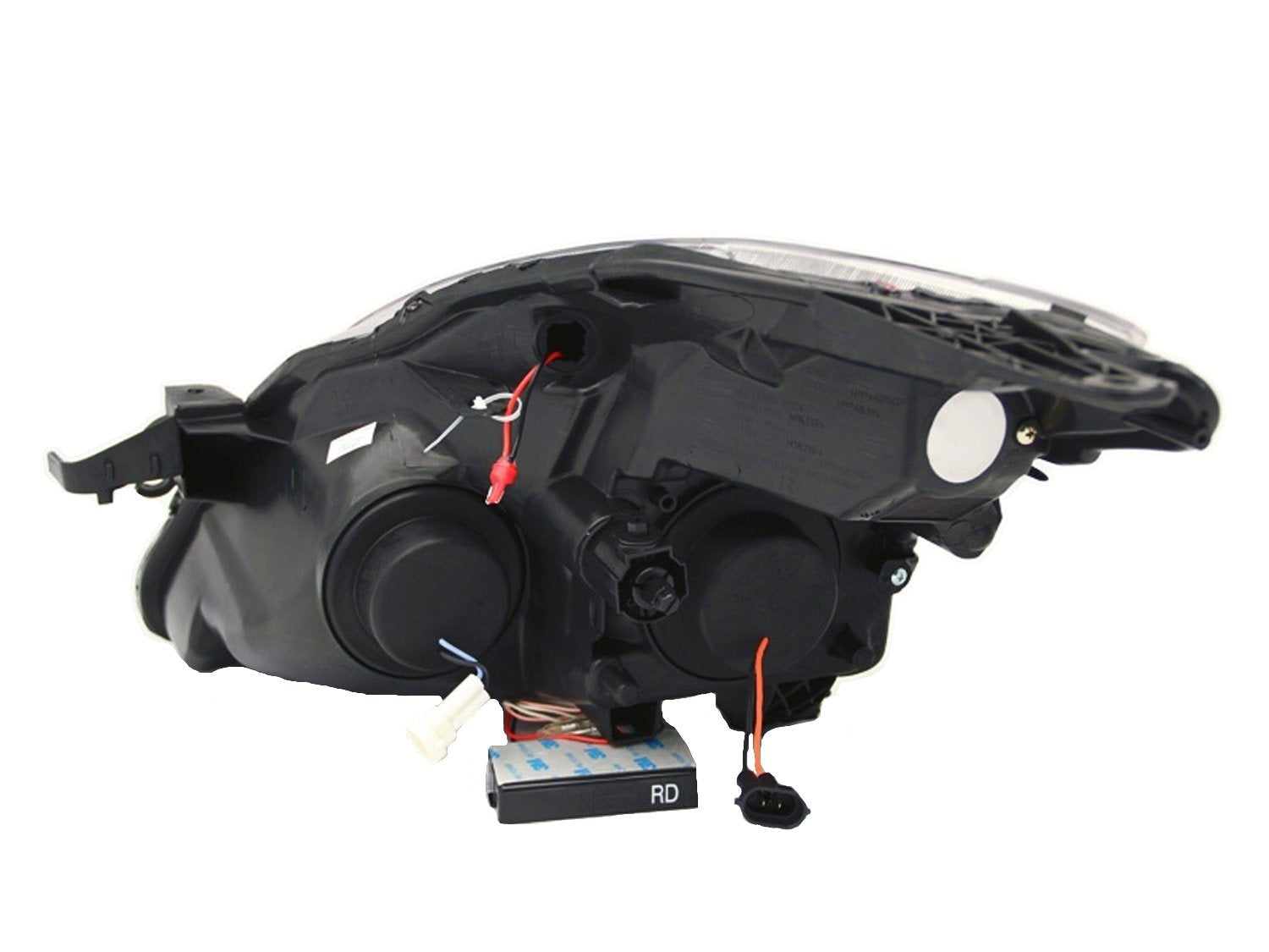 Projector Headlight AnzoUSA 121395 Black/Clear/Amber for Nissan Altima
