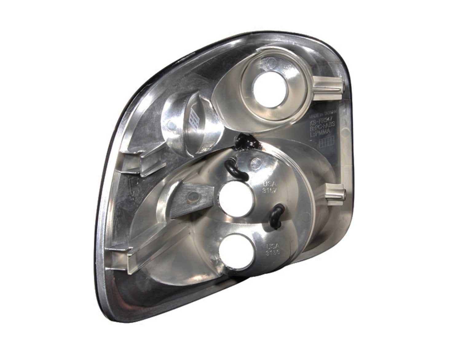Ford F-150 Anzo USA 211143 Black Tail Light Assembly - (Sold in Pairs)
