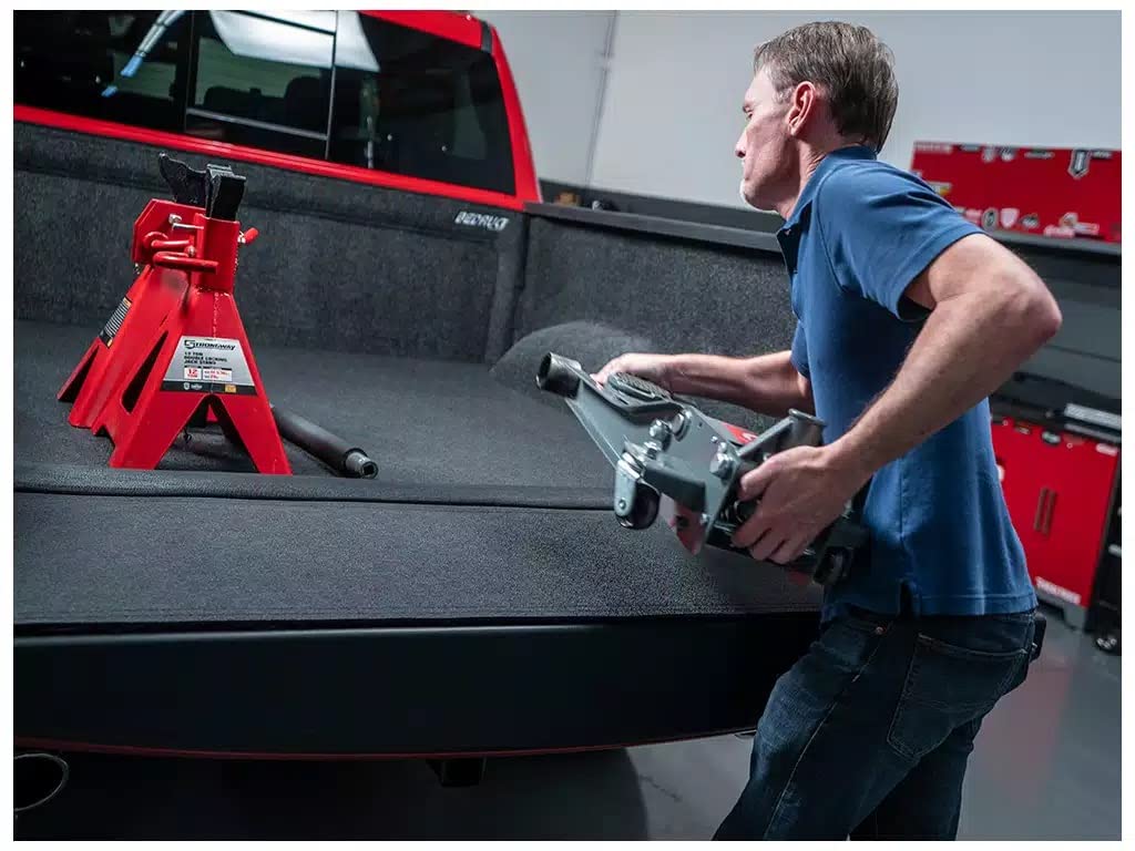 Impact Bed Liner Bedrug | Fits 2017 - 2024 Ford F - 250, F - 350 Super Duty 98.1 Bed (for Spray-in Bed Liners, #BRZSPRAYON is required), Charcoal Grey | ILQ17LBK