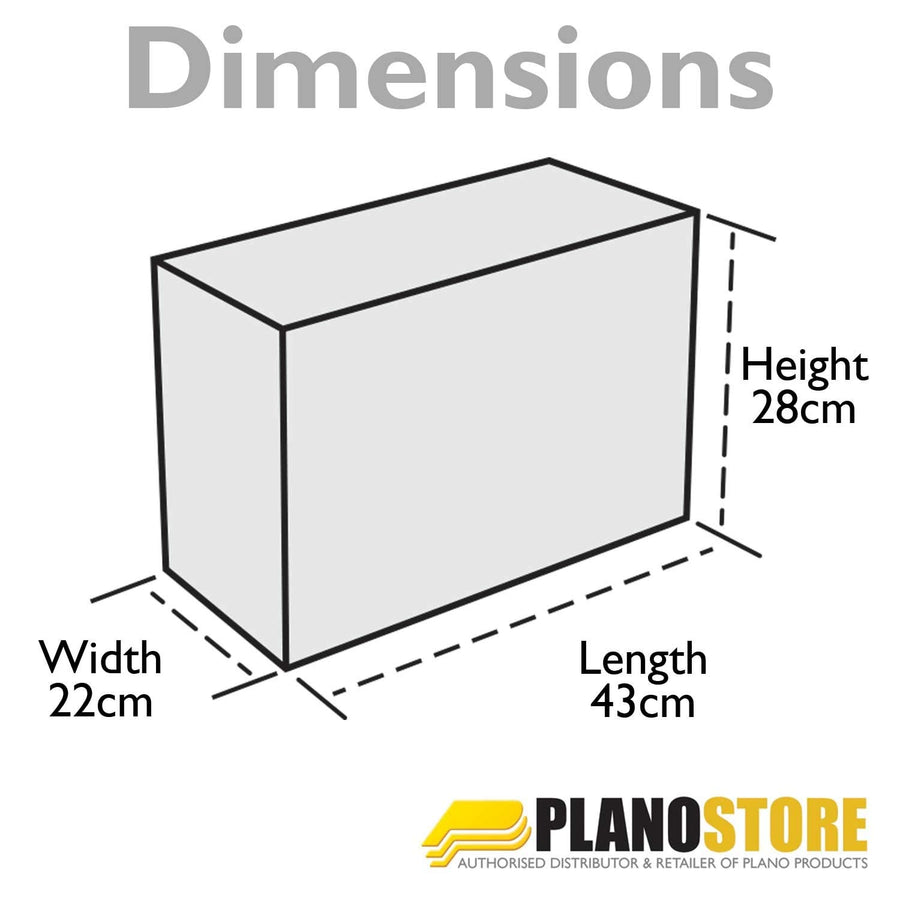 Plano Ammo Can Box Field Locker, Black, Premium Ammunition Storage, Mil-Spec Waterproof Ammo Crate, Heavy-Duty Gun Case Equalizes Pressure, Double-Density Foam Protection