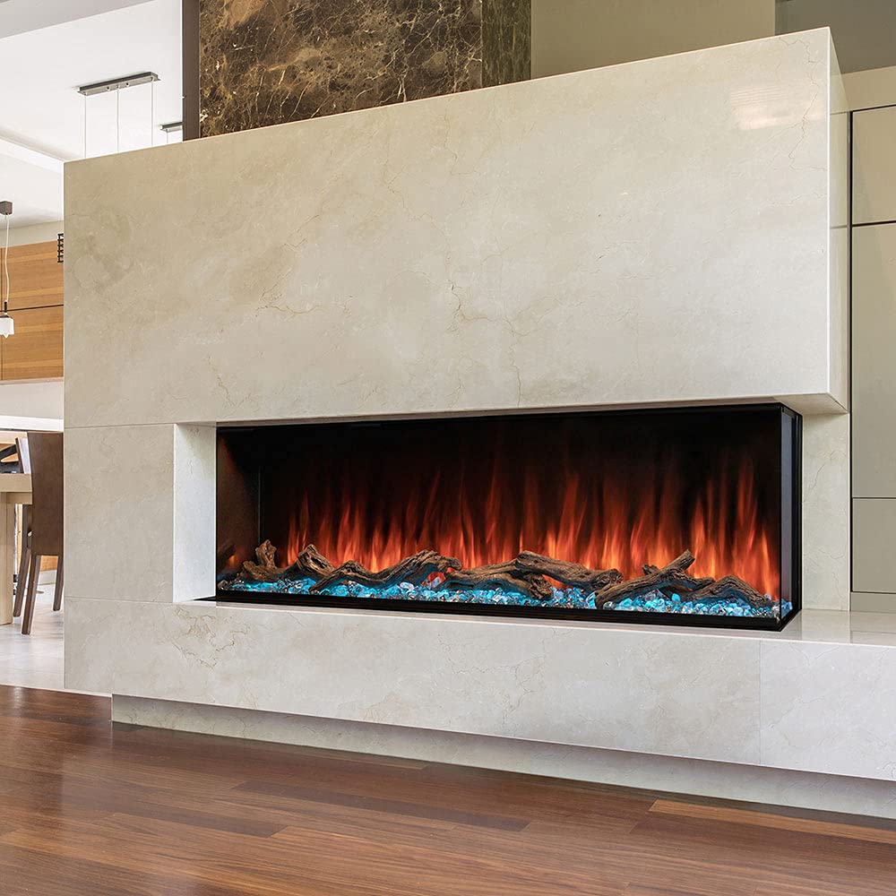 Landscape Pro Modern Flames 96-in Multi View Built-in Electric Fireplace - LPM-9616