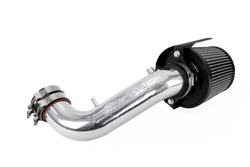 HPS Air Intake Kit Polished with Heat Shield Compatible for 2002-2006 Acura RSX Base 2.0L 2002-2004 Honda CR-V 2.4L, 827-724P