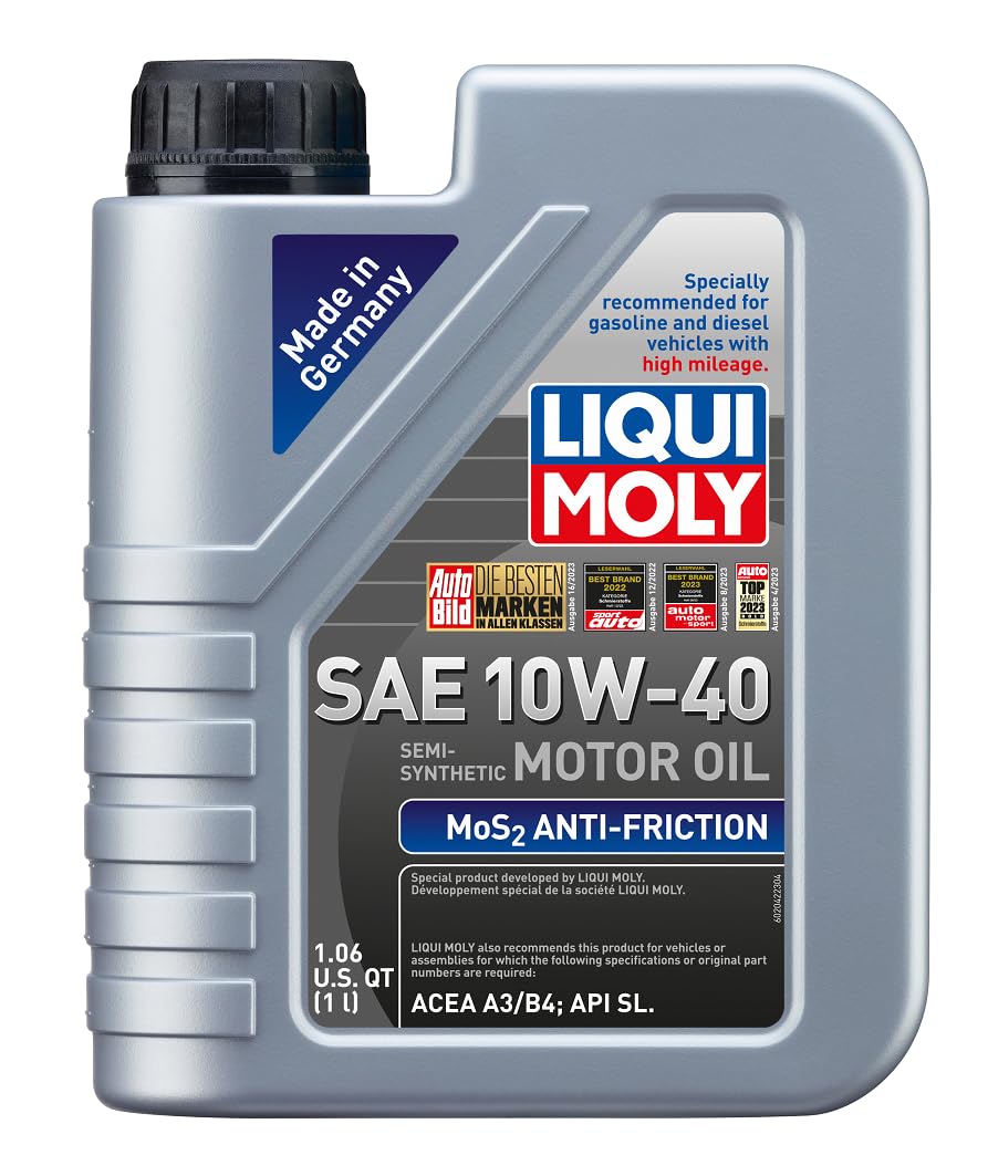 MoS2 LIQUI MOLY Antifriction SAE 10W-40 | 1 L | Part -synthetic engine oil | SKU: 2042