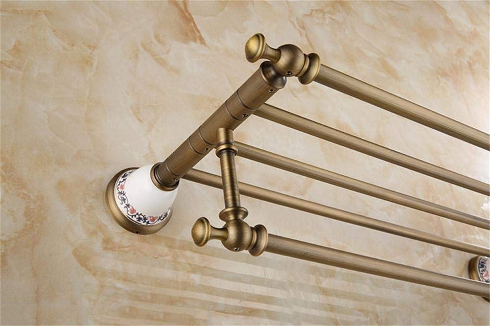 Blue And White Antique Porcelain Towel Rack, Ceramic Base, Brushed Process, Bathroom Shelves Bathroom Shelf