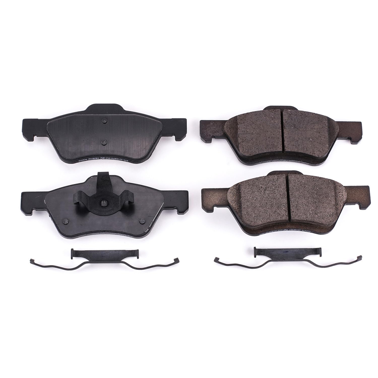 Power Stop Front Brake Kit For Ford Escape 2005-10 |Mazda Tribute 2005-06 |Tribute 2008-10 |Mercury Mariner 2005-10 - Brake Pads Ceramic With Installation Hardware, 17-1047