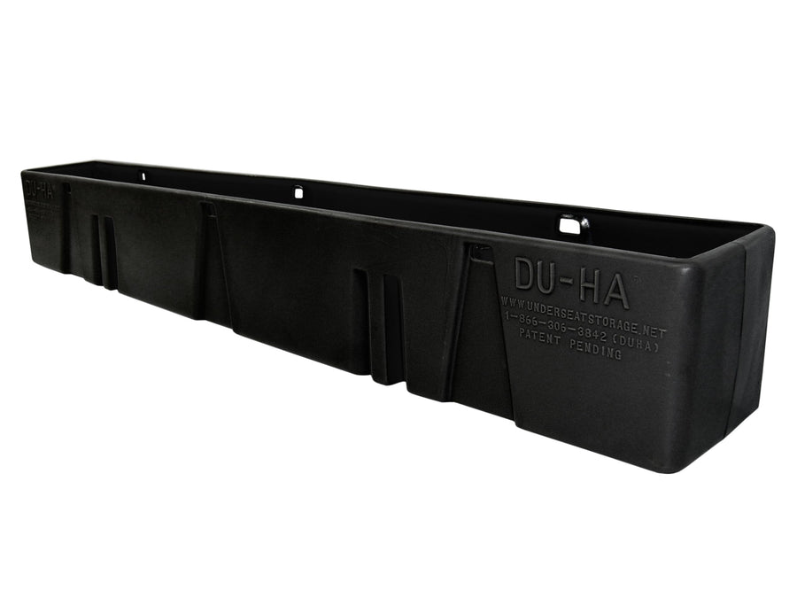 Behind-The-Seat Storage DuHa 20025 fits 2000-2007 F250 F350 F450 F550 Super Duty Crew Cab and Reg Cab Trucks w/o Factory Subwoofer | Black Heavy-Duty Behind-The-Seat Organizer