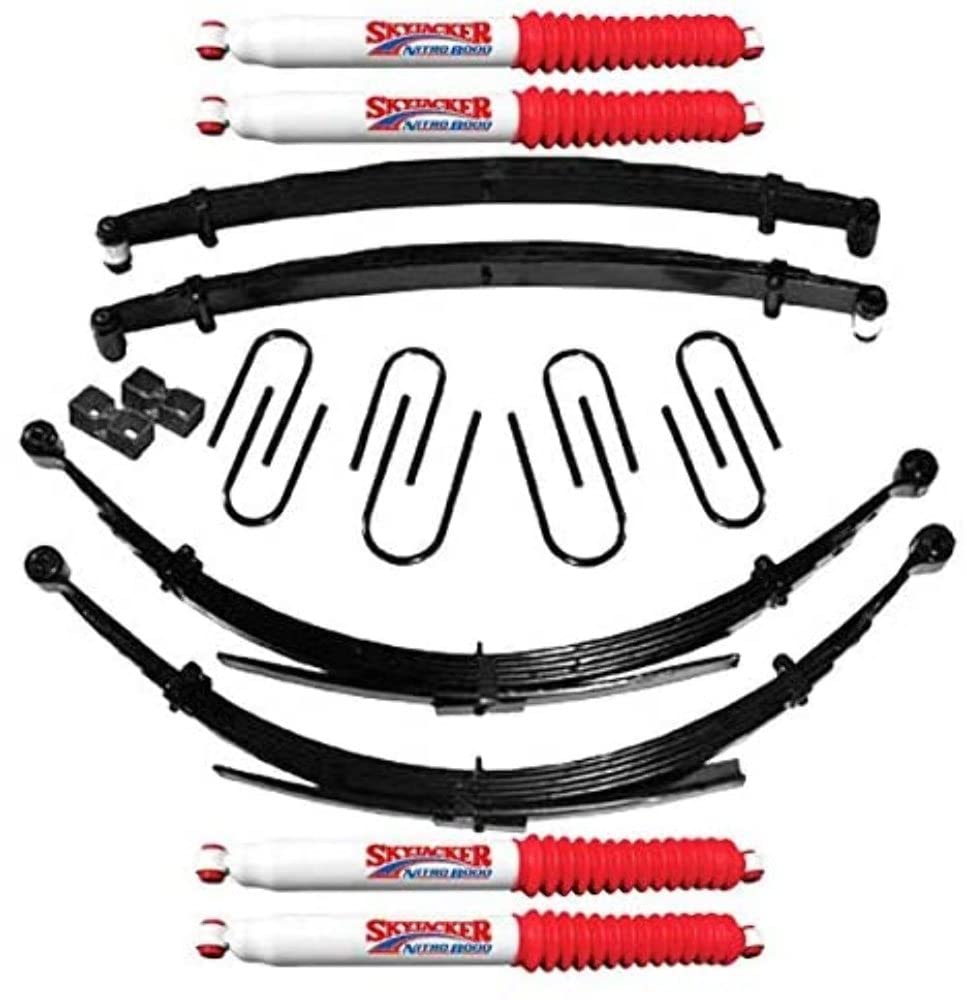 Skyjacker Suspension Lift Kit C180AKSD-N w/Shock Nitro Shocks 8 in. Lift For Use w/56 in. Rear Springs