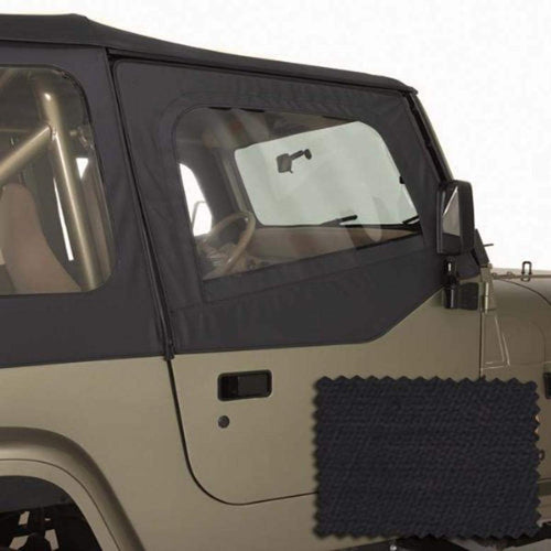 Rugged Ridge YJ Door Kit for Jeep Wrangler | Vinyl, Black Diamond | 13713.35 | Fits 1988-1995 Jeep Wrangler YJ