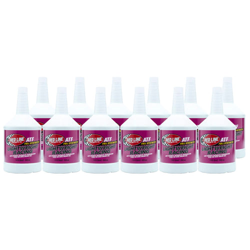 30314 Red Line Synthetic Lightweight Racing Automatic Transmission Fluid (ATF) - 1 Quart (12 Pack)