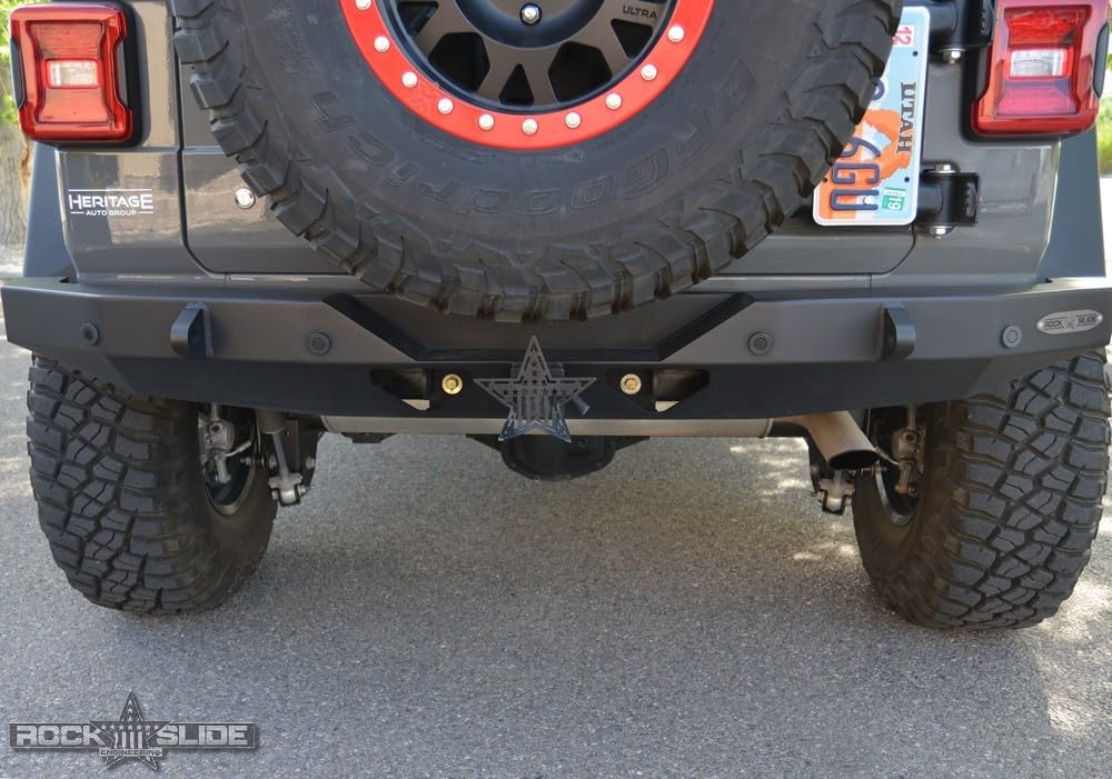 Jeep JL Rear Full Bumper For 18-Pres Wrangler JL No Tire Carrier Rigid Series Rock Slide Engineering