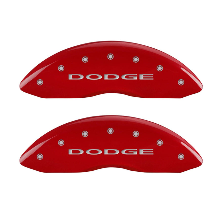 Caliper Covers MGP 12002FDD4RD with Red Powder Coat Finish, (Set of 2)