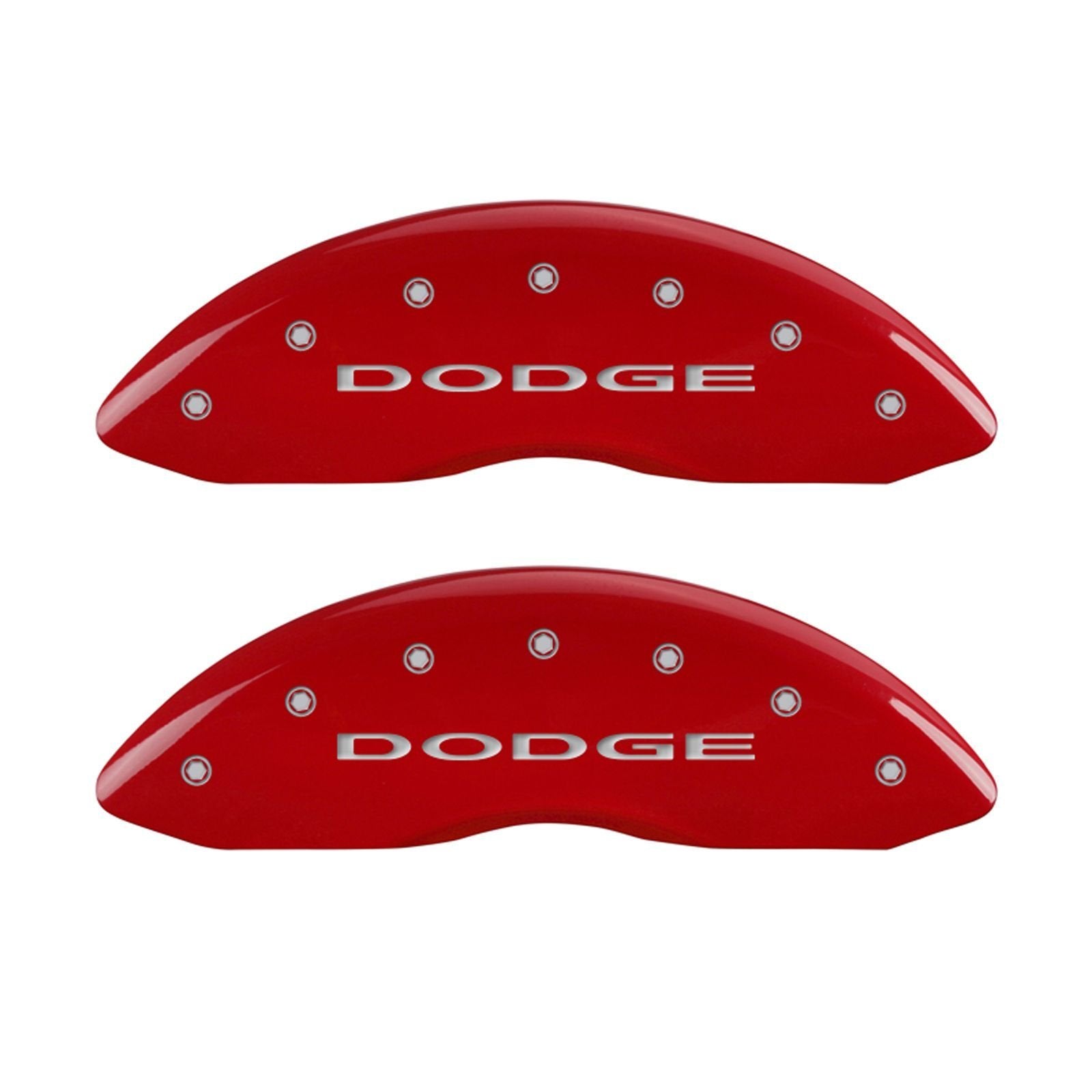 Caliper Covers MGP 12043SDD4RD with Red Powder Coat Finish, (Set of 4)