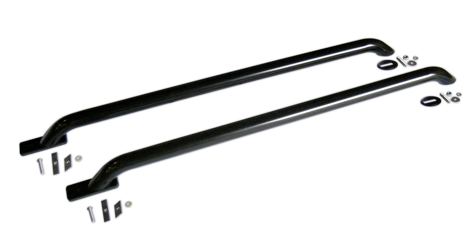 Truck Bed Rails Go Rhino - Universal Multi-Fit Mount w/ Rear Base Plate | 48", Mild Steel, Black | 8024B
