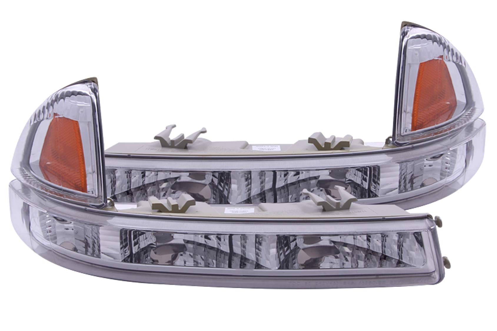 Euro DODGE DAKOTA 97-01 FRONT BUMPER Anzo USA 511044 AMBER (PARKING LIGHTS) - (Sold in Pairs)