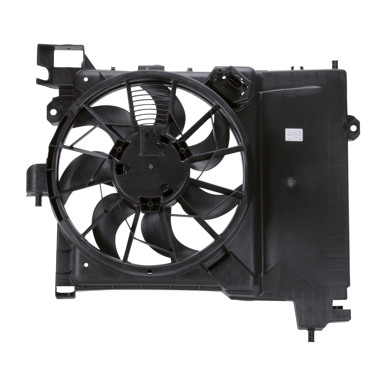 Cooling Fan Assembly TYC 610830 Compatible with 2004-2009 Dodge Durango, Black