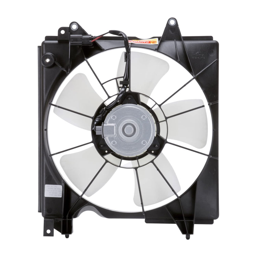 Replacement TYC 601350 Cooling Fan Assembly Compatible with Honda Civic, Black