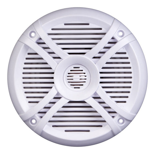 Marine Grade Power Acoustik 6.5" Coaxial Speaker, White/Titanium