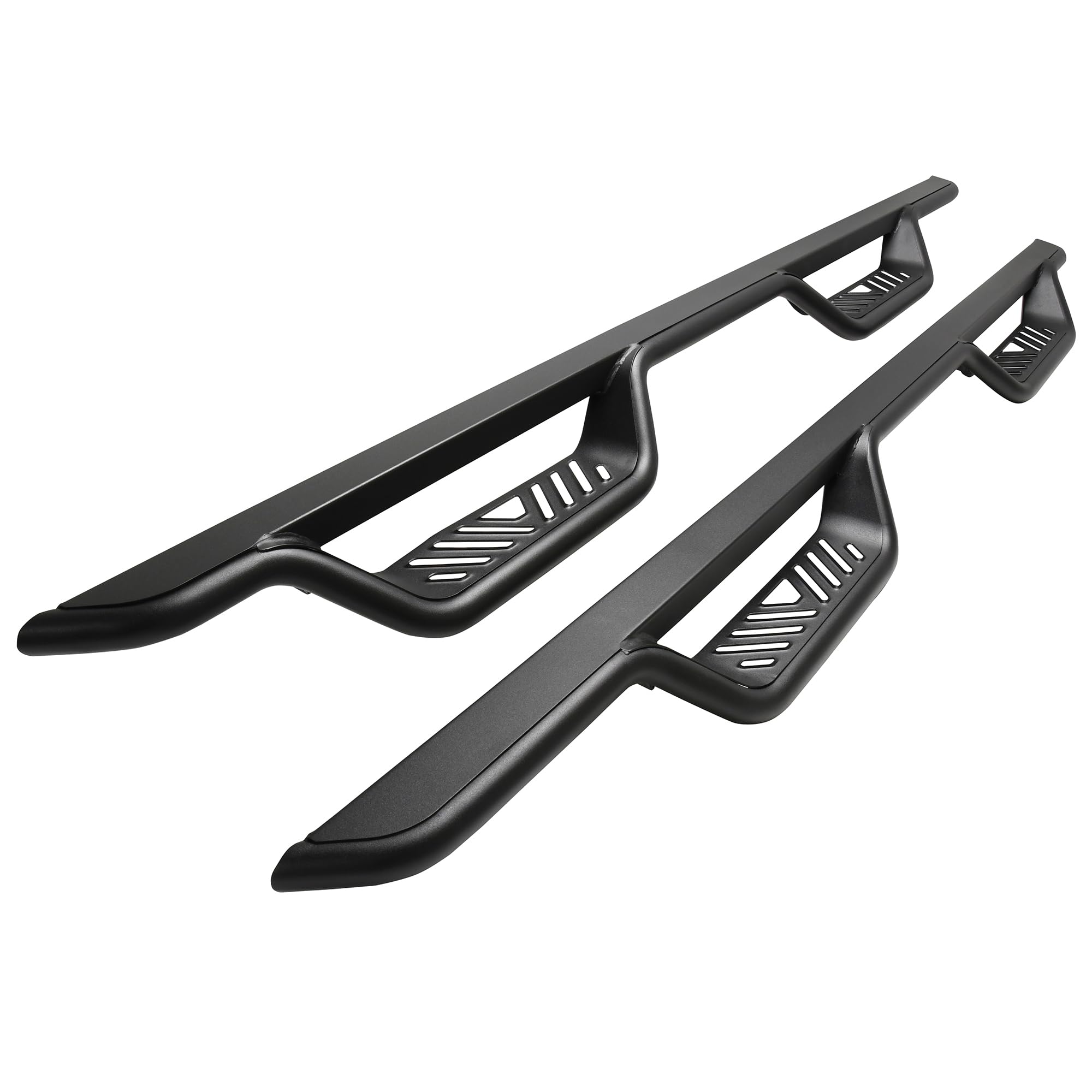 Westin Outlaw 20-13945 Drop Nerf Step Bars fits 2015-2025 F-150 2022-2025 F-150 Lightning SuperCrew 2017-2025 F-250 F-350 F-450 F-550 Crew Cab Textured Black Pair
