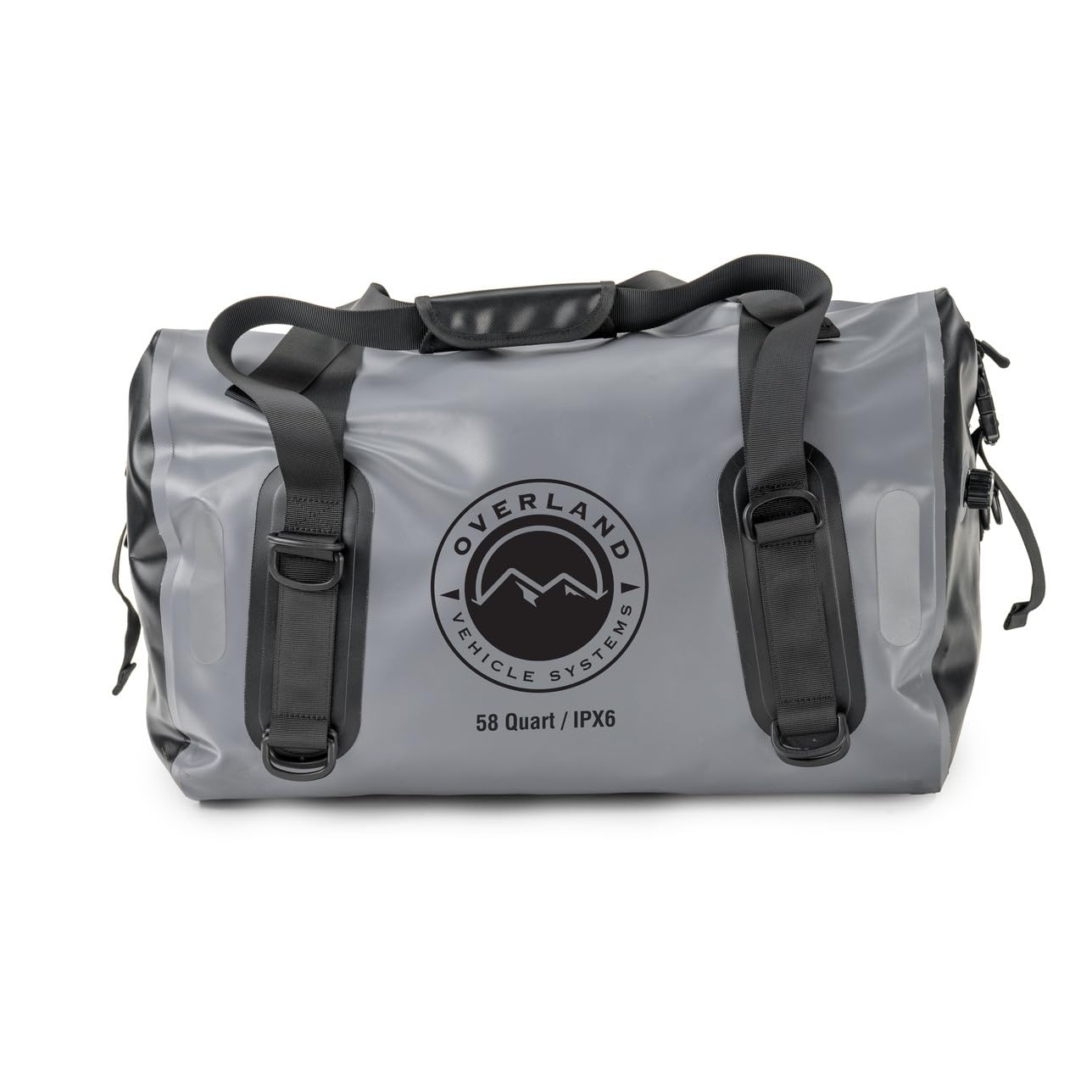 Overland Vehicle Systems Dry Storage Bags Portable (58 Quart Capacity) - Premium 1000D Construction - IPX6 Rated Waterproof Dry Bag - Heavy Duty Buckles with Robust Nylon Straps