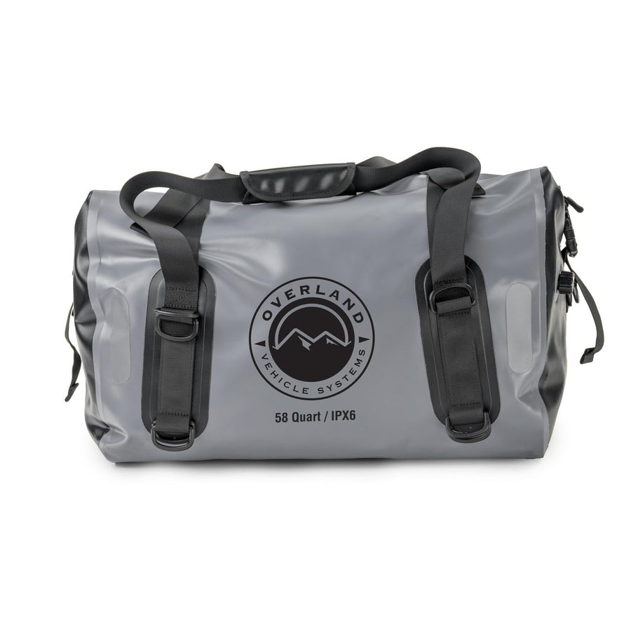 Overland Vehicle Systems Dry Storage Bags Portable (58 Quart Capacity) - Premium 1000D Construction - IPX6 Rated Waterproof Dry Bag - Heavy Duty Buckles with Robust Nylon Straps