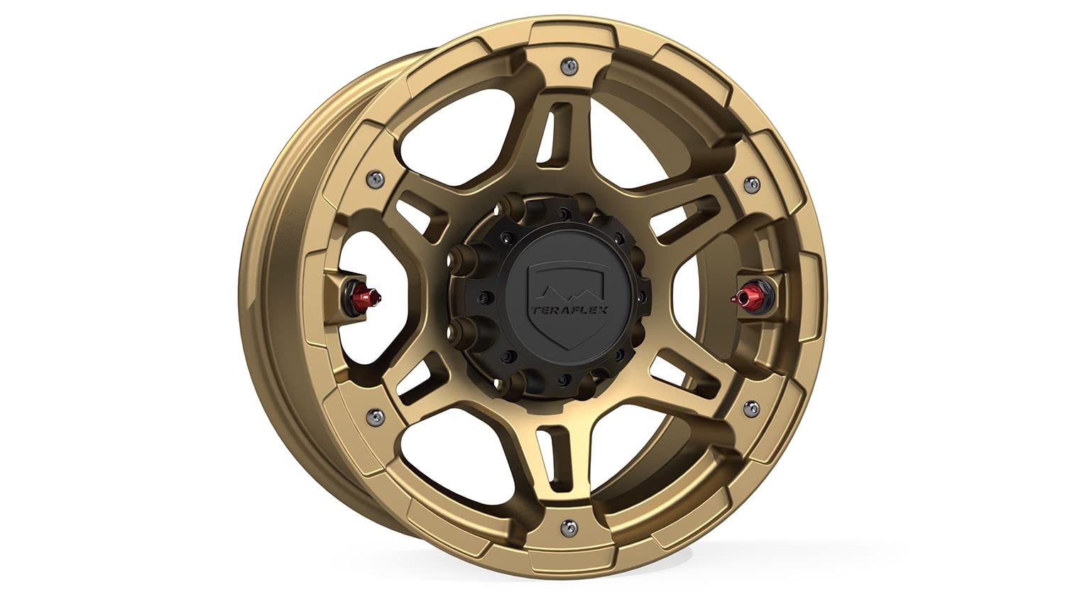 TeraFlex Off-Road Wheel – Nomad Split Spoke – 8X6.5” – -12mm – Bronze